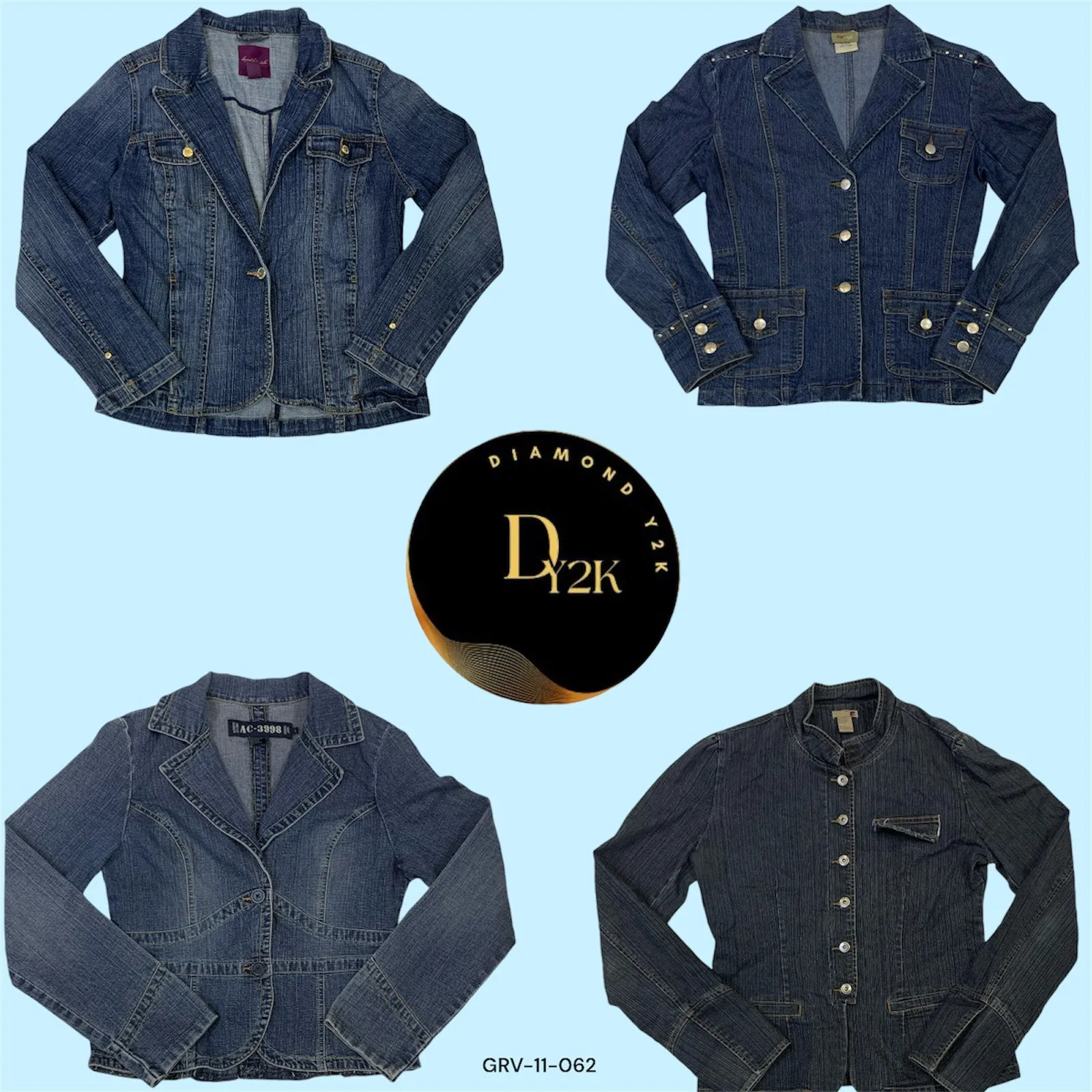 £3 Retro Denim Jackets - Y2K Fashion Must-Have