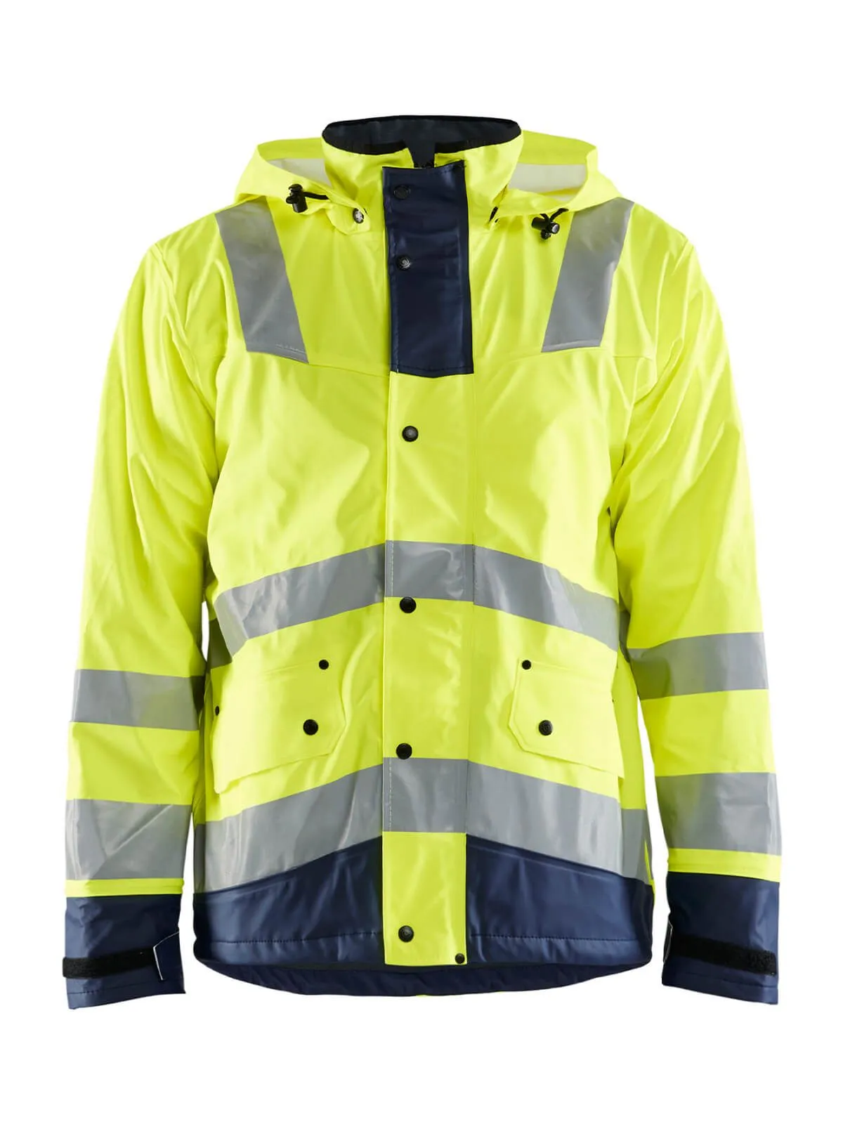 4307-2003&#x20;High&#x20;Vis&#x20;Work&#x20;Jacket&#x20;Waterproof&#x20;Lined&#x20;-&#x20;Bl&#xE5;kl&#xE4;der