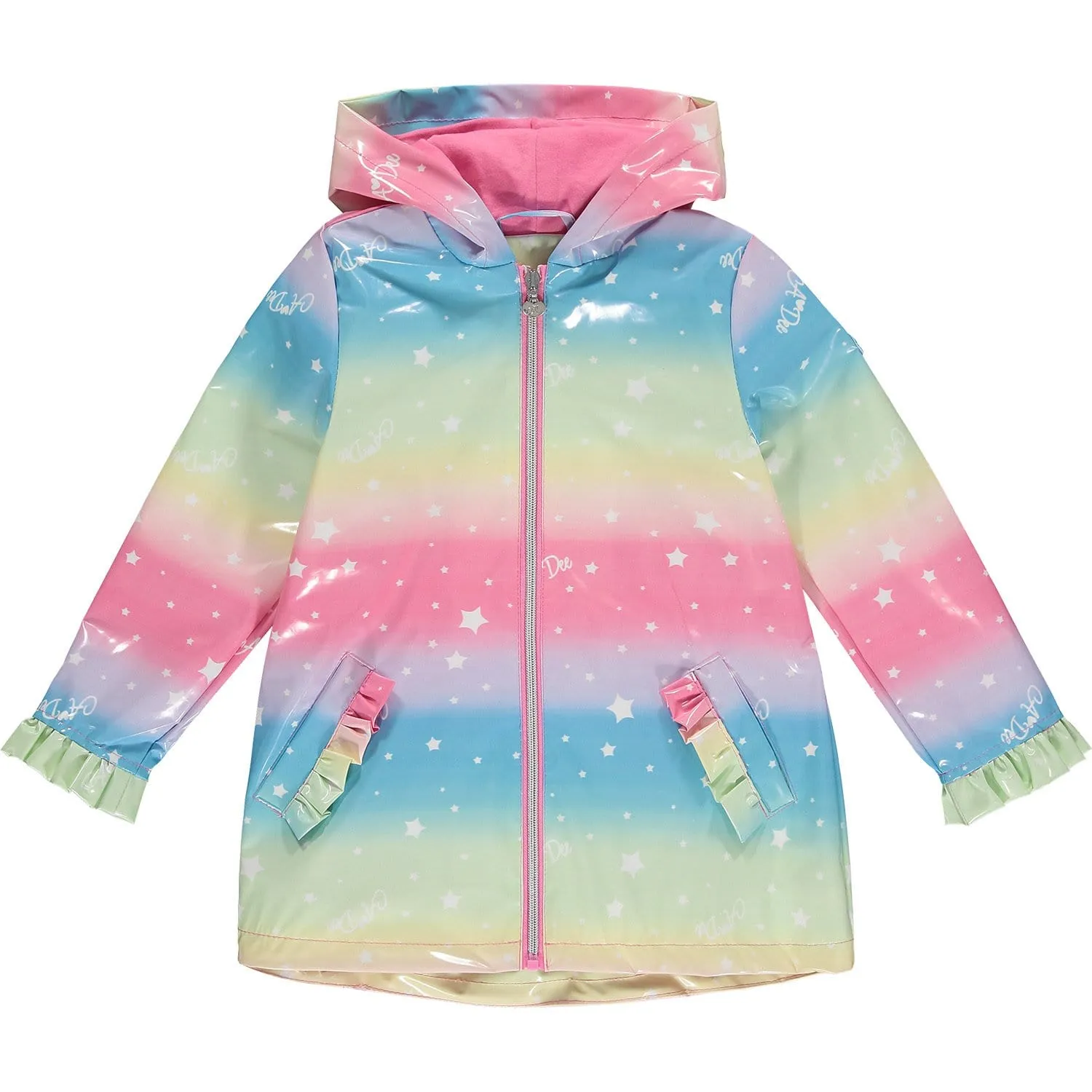 A DEE - Rainbow Star Raincoat