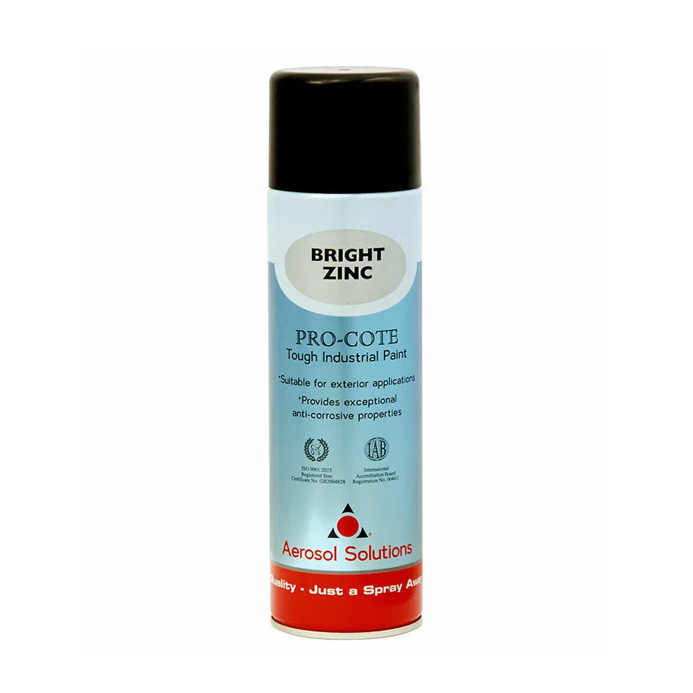 Aerosol Solutions Pro-Cote Industrial Spray Paint 500ml - Colour / Top Coat