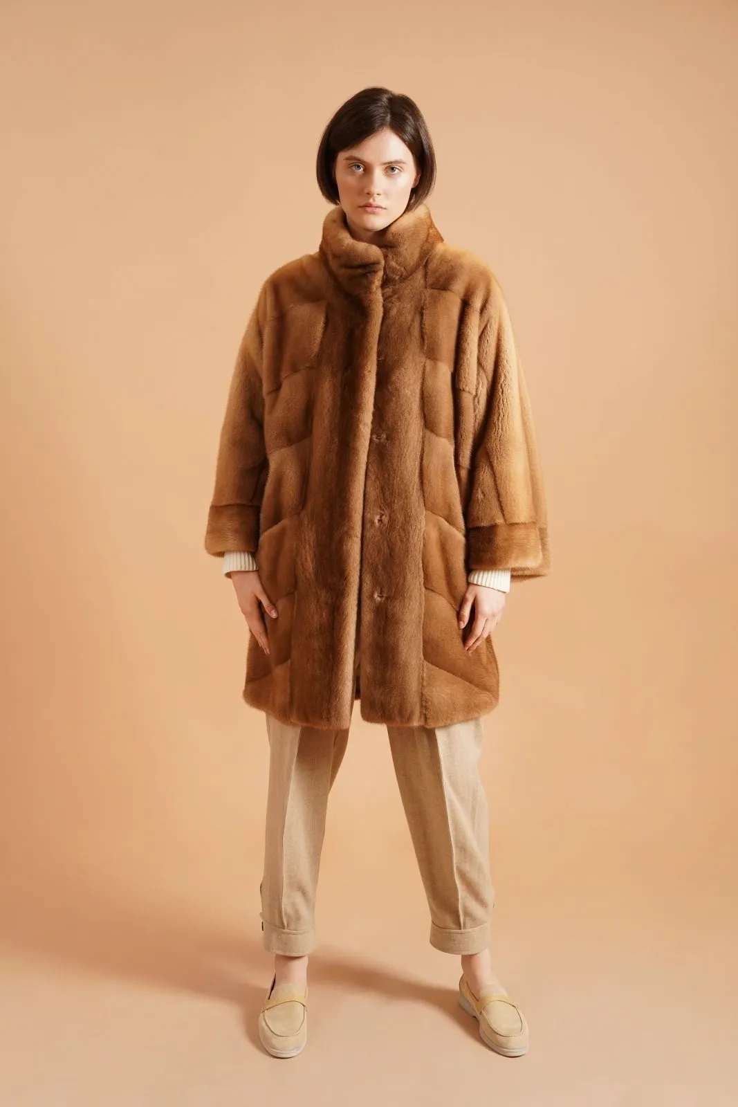 Amber Mink Elegance Coat