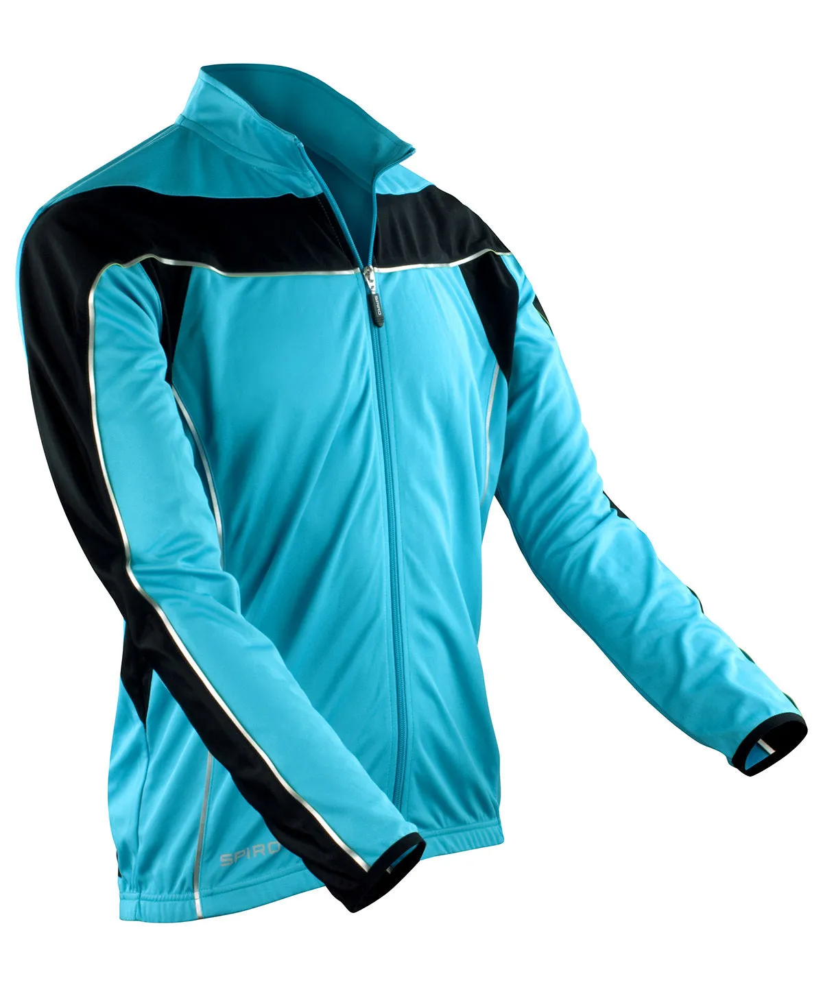 Aqua/Black - Spiro bikewear long sleeve performance top