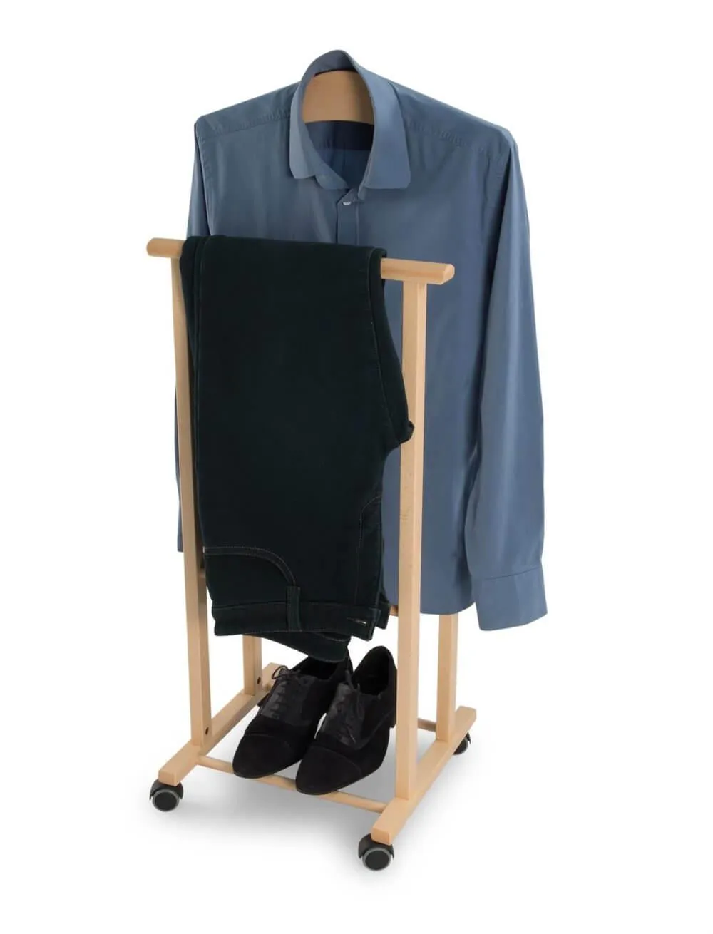 Atri Clothes Valet Stand Natural