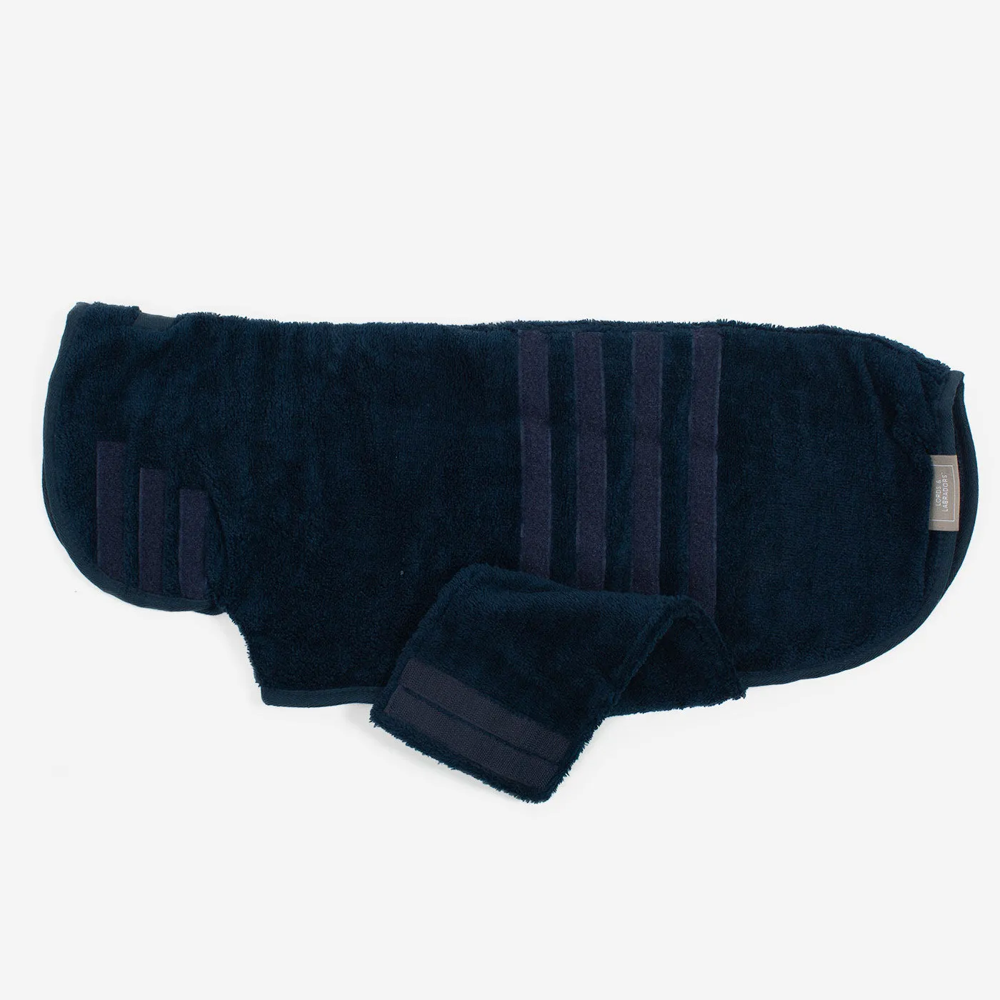 Bamboo Drying Coat in Navy by Lords & Labradors