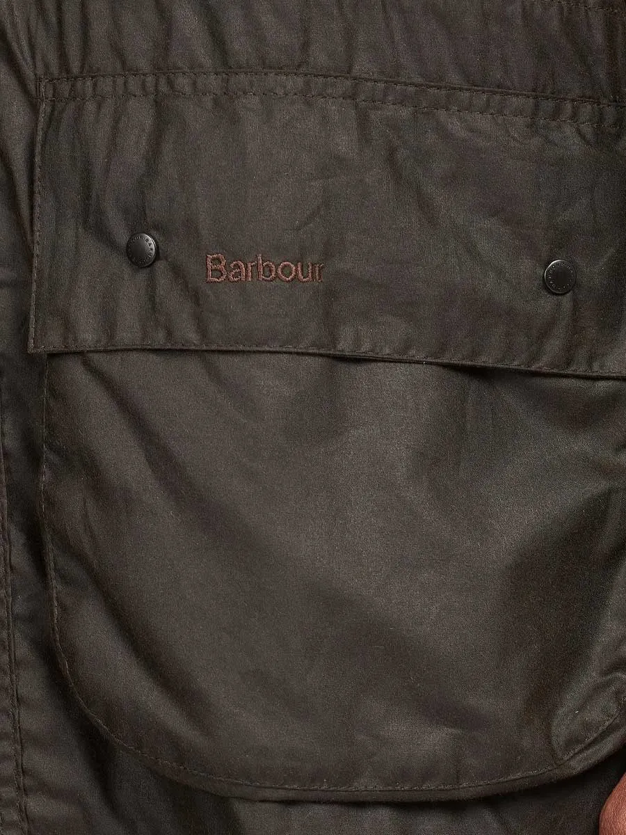 BARBOUR Classic Durham Wax Jacket - Mens  - Olive