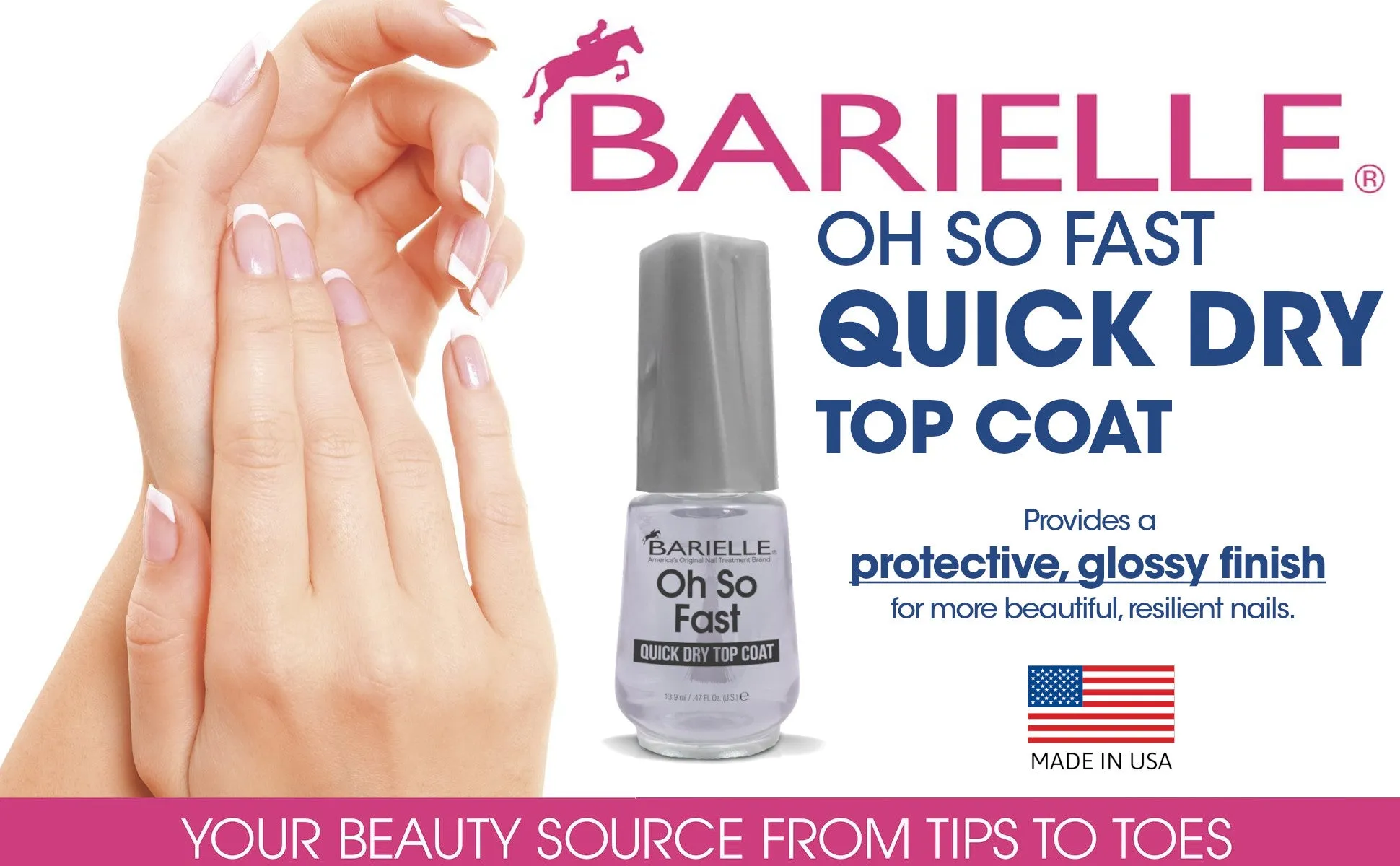 Barielle Mani Madness - Oh So Fast Top Coat with 2 Protect  Polishes