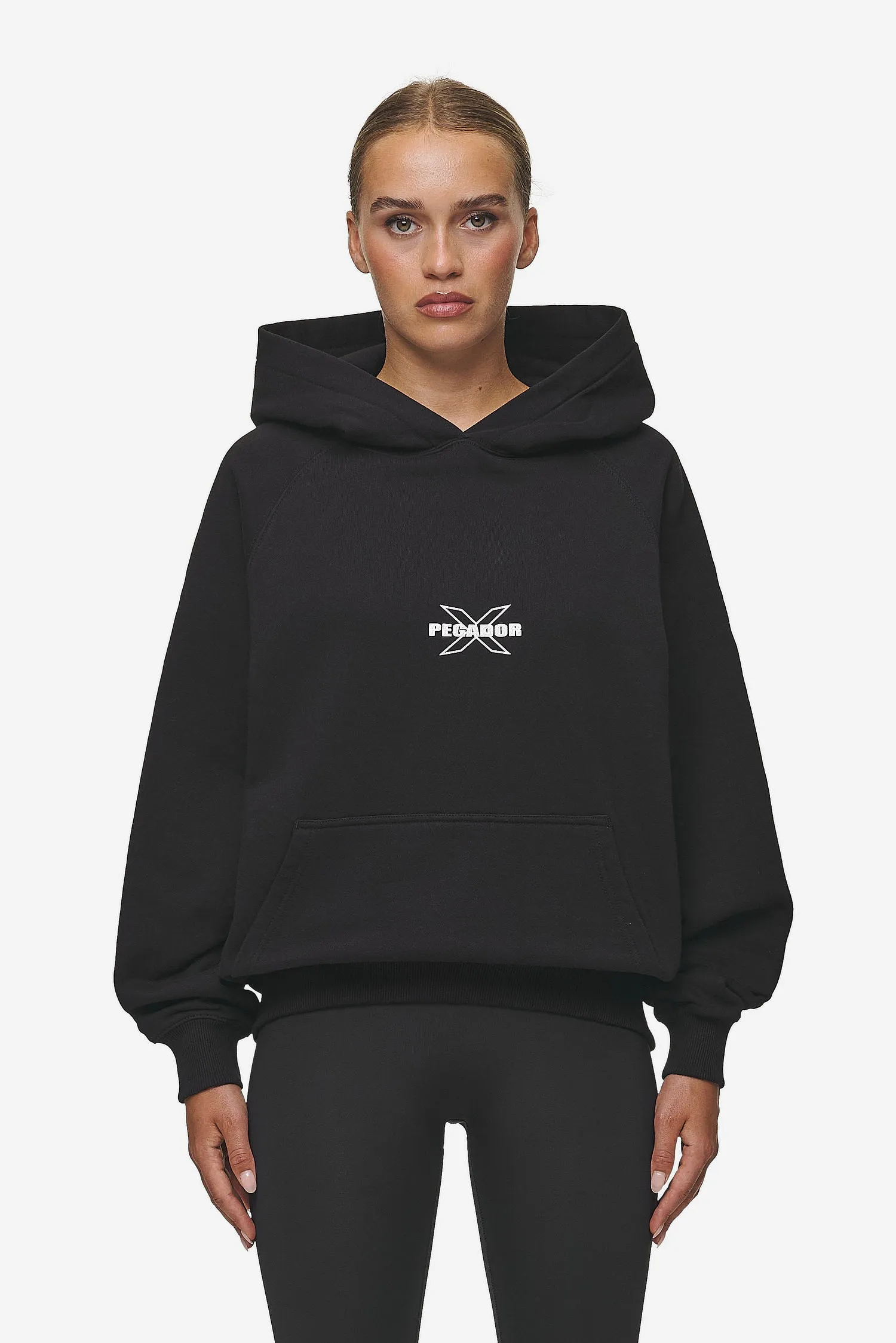 Belly Oversized Hoodie Washed Black