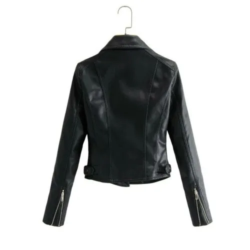 Biker Leather Jackets for Women