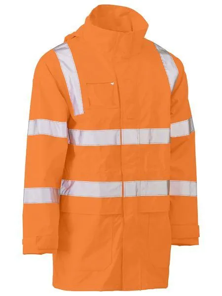 Bisley Taped Hi Vis Rail Wet Weather Jacket (BJ6964T)