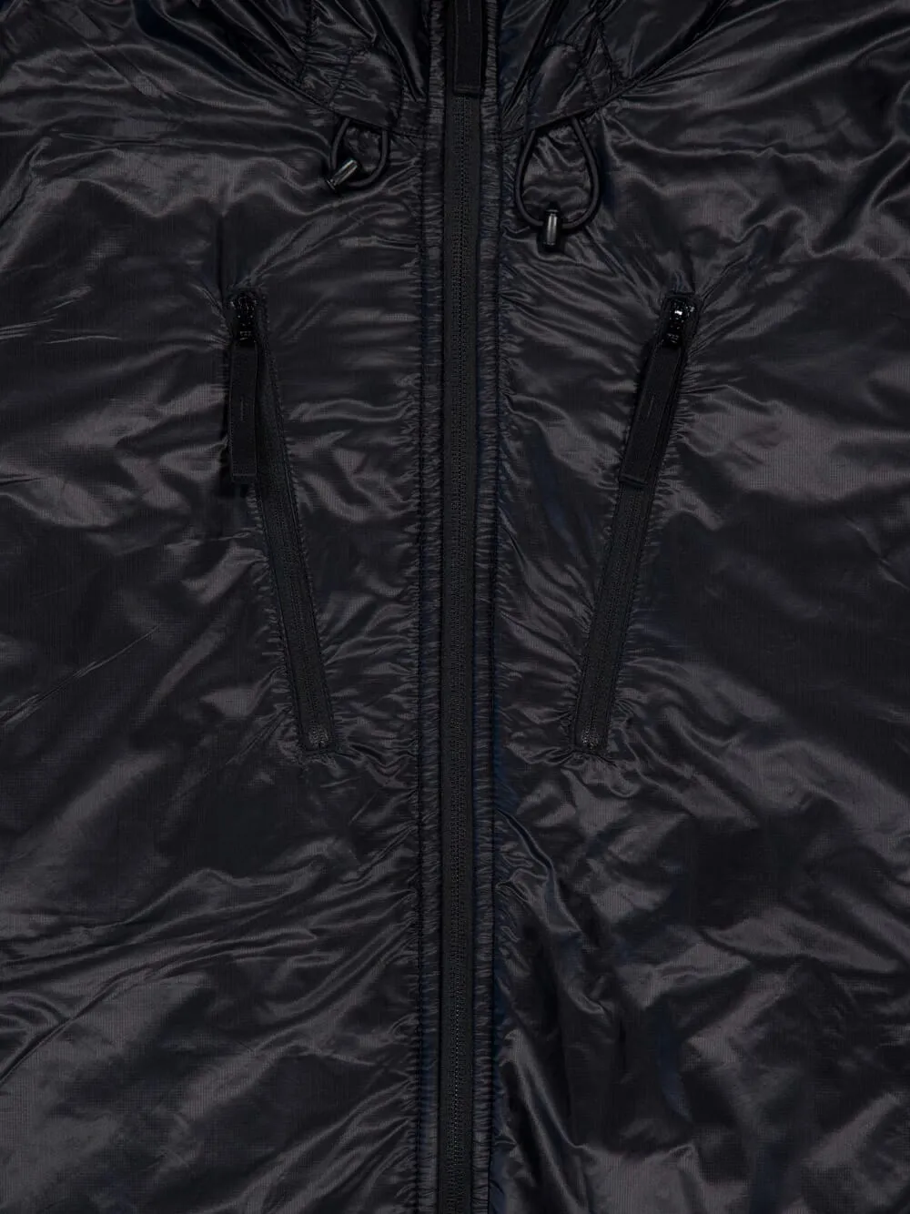 Black Light Packable Blouson with Hood