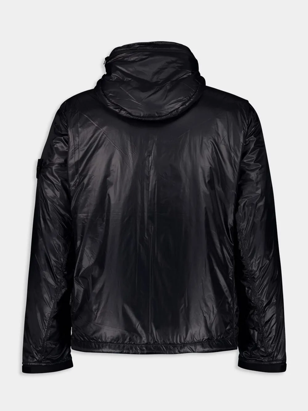 Black Light Packable Blouson with Hood