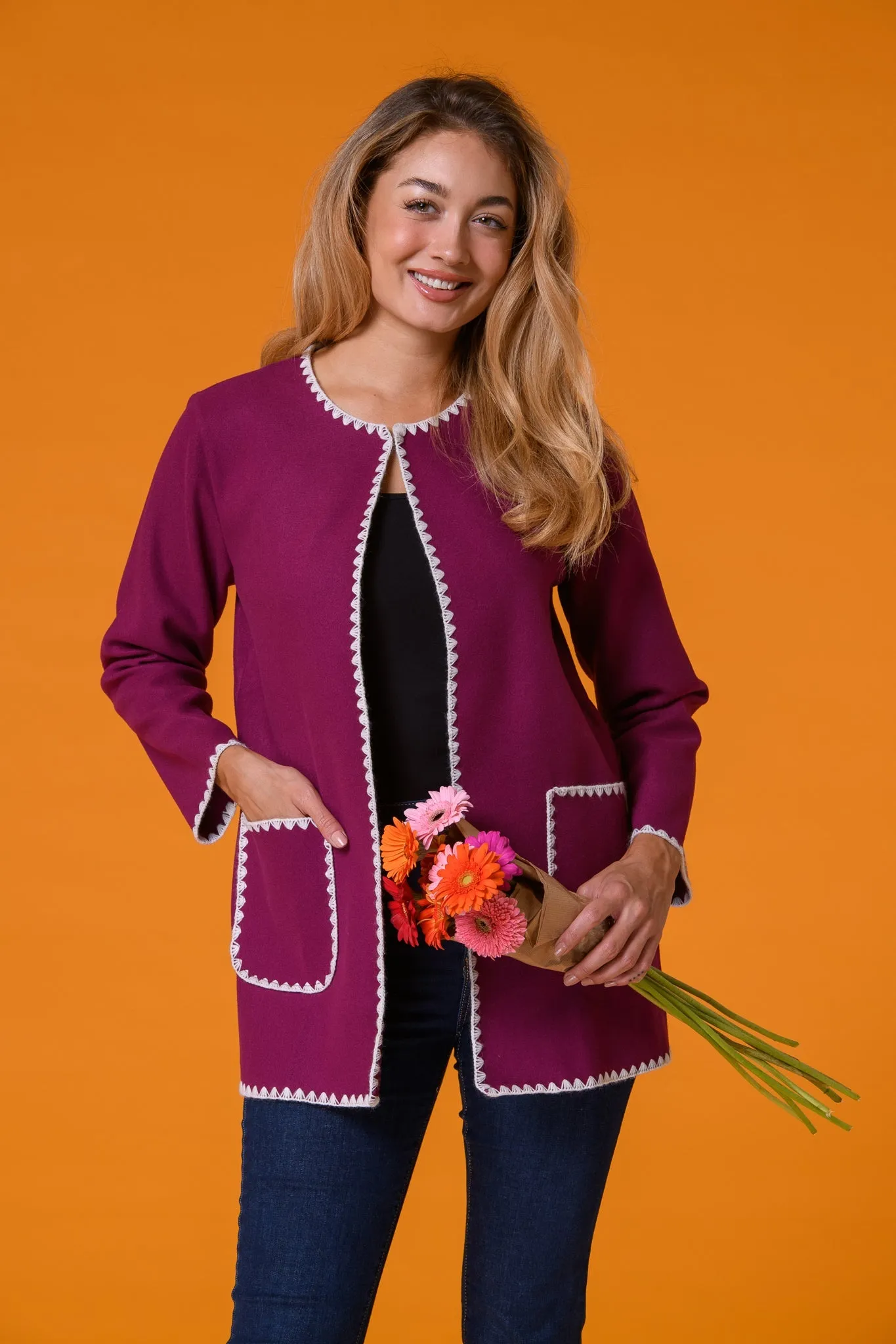 Blanket Stitch Jacket