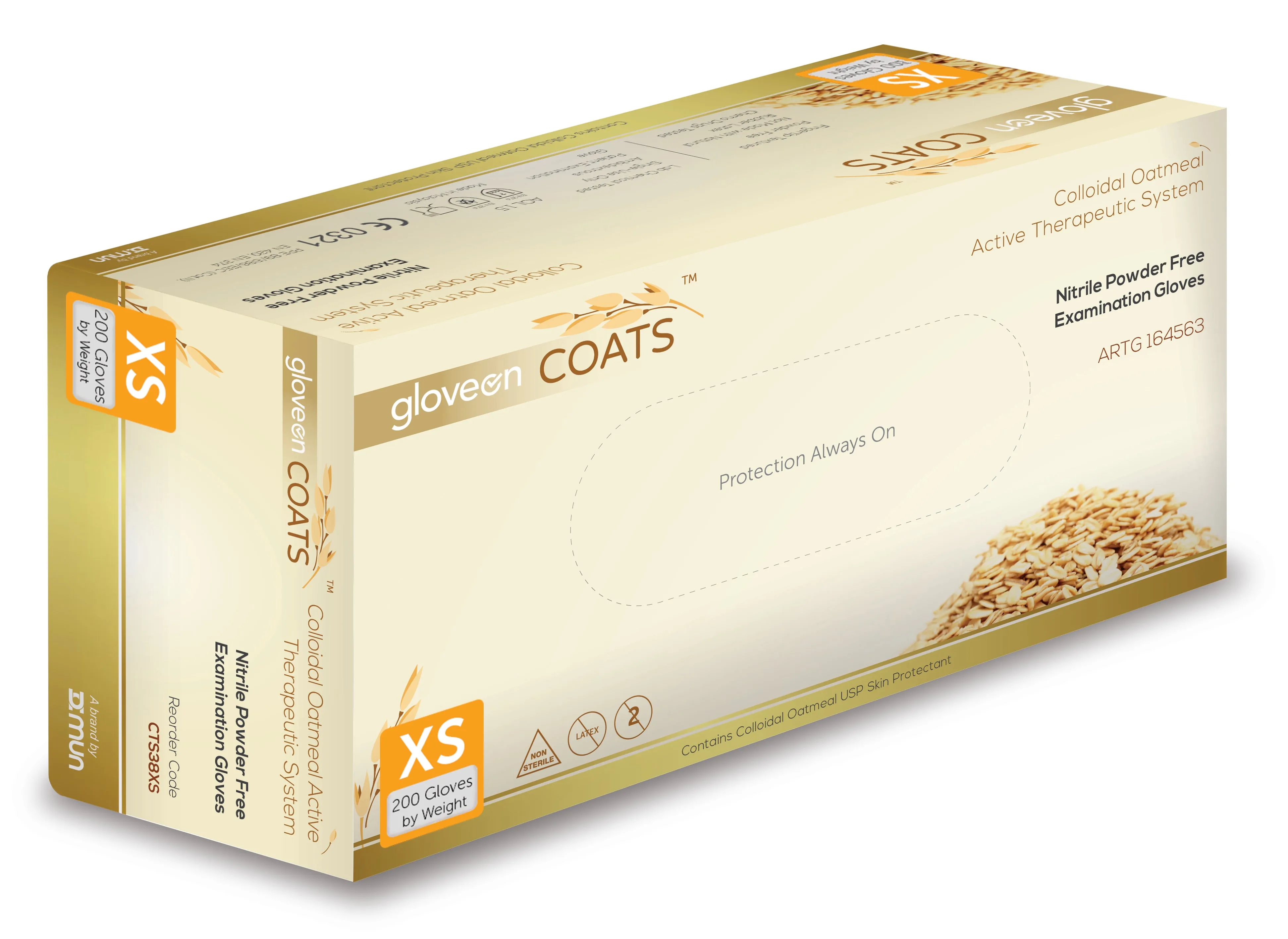 COATS NITRILE GLOVES - BOX OF 200