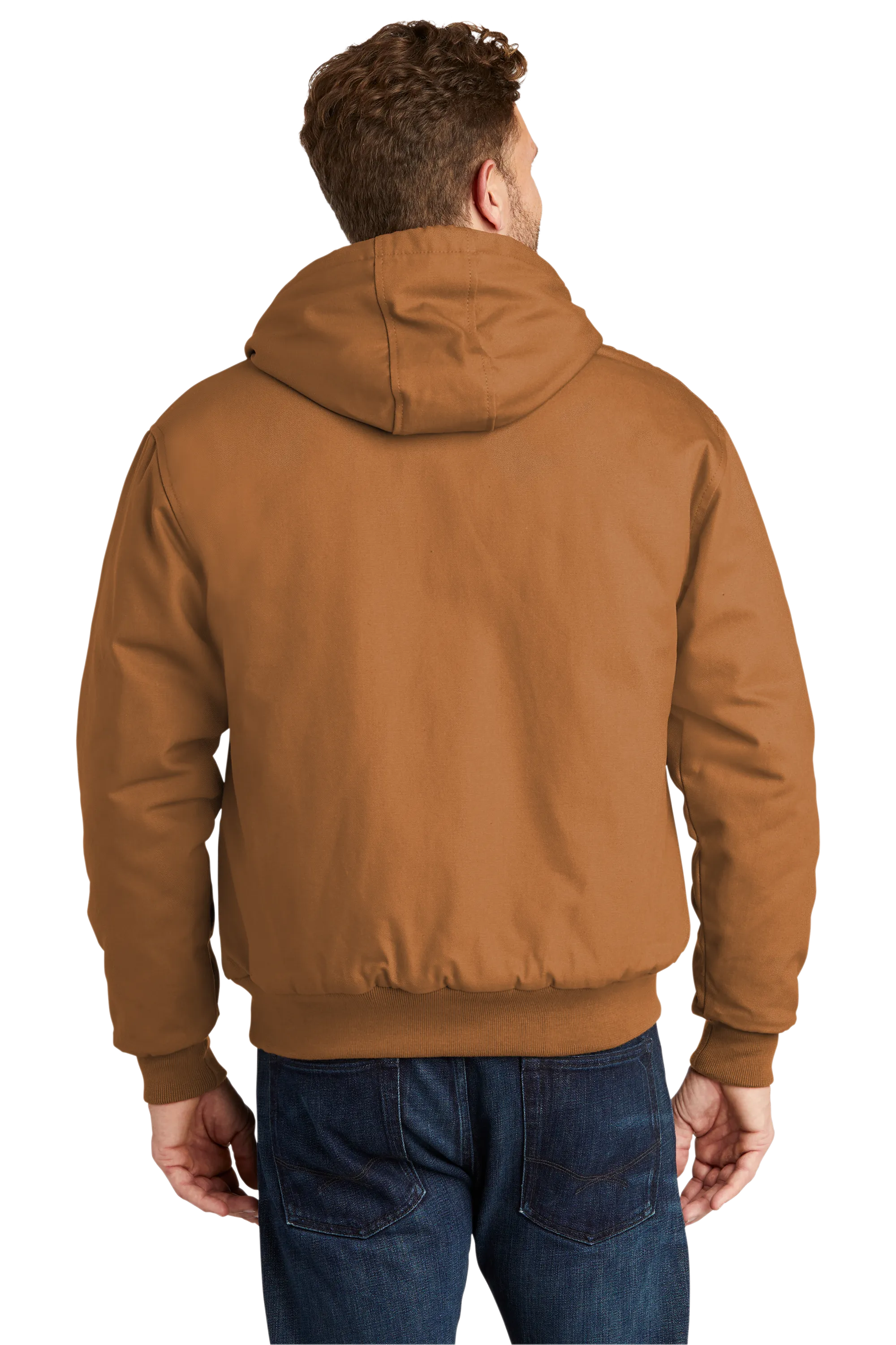 CornerStone® - Duck Cloth Hooded Work Jacket - Duck Brown