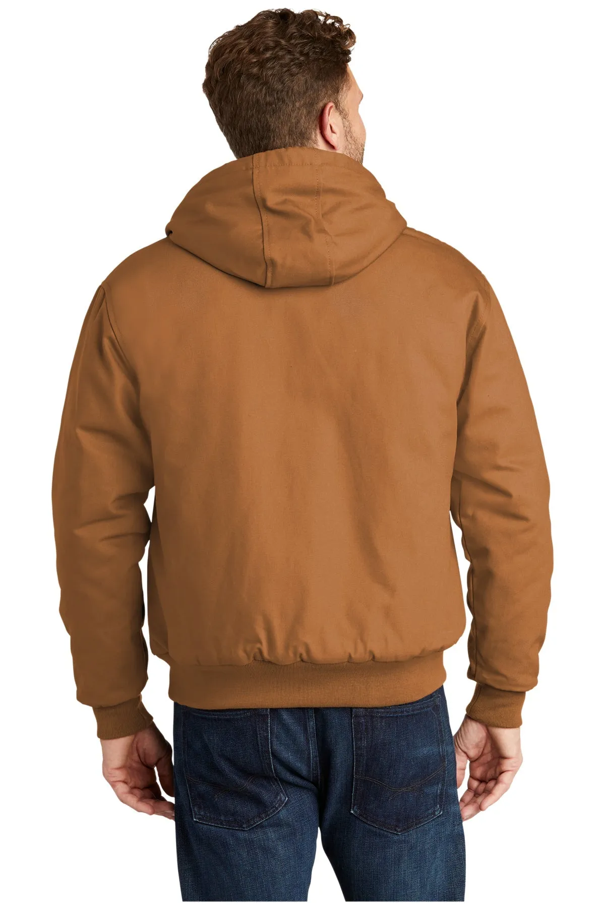 CornerStone Duck Cloth Hooded Work Jacket, Duck Brown