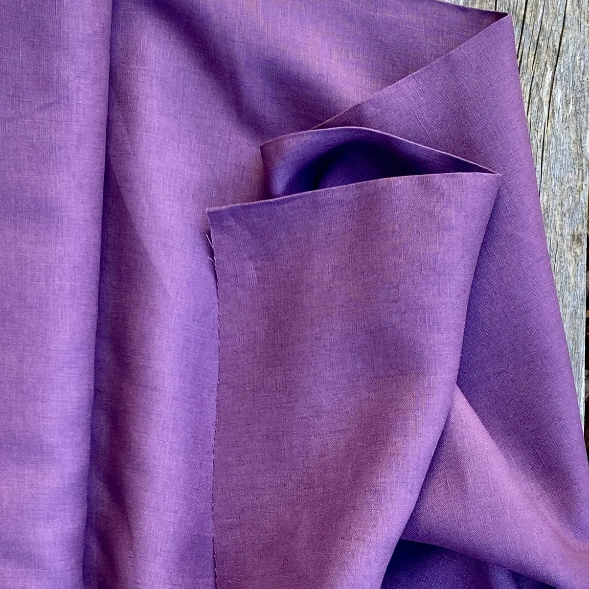 Driftwood Linen in Eggplant