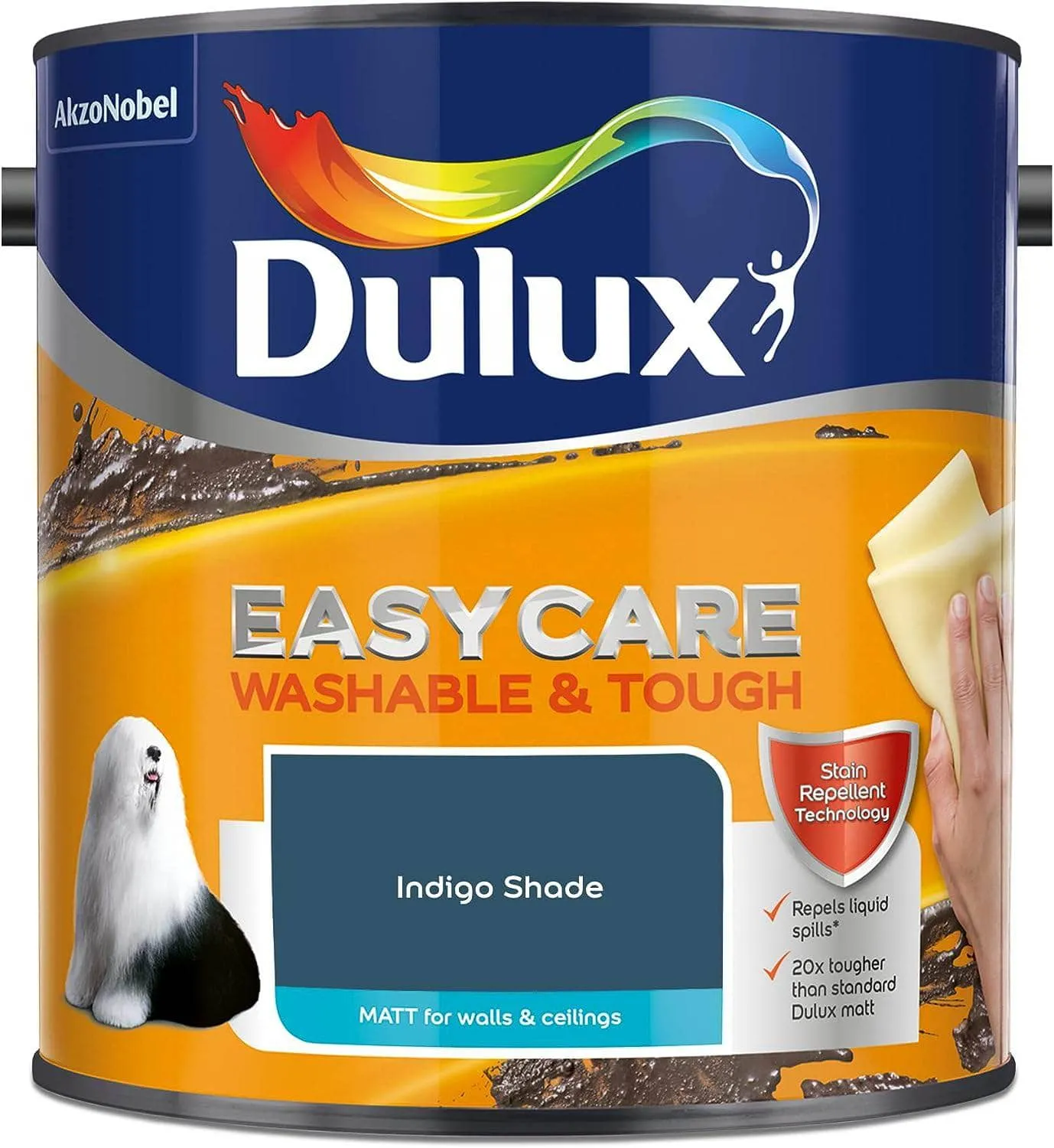 Dulux Easycare Matt Emulsion 2.5L - Indigo Shade