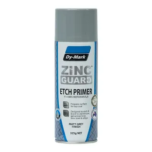 DY-MARK Zinc Guard Etch Primer 325g Grey Spray Paint Aerosol