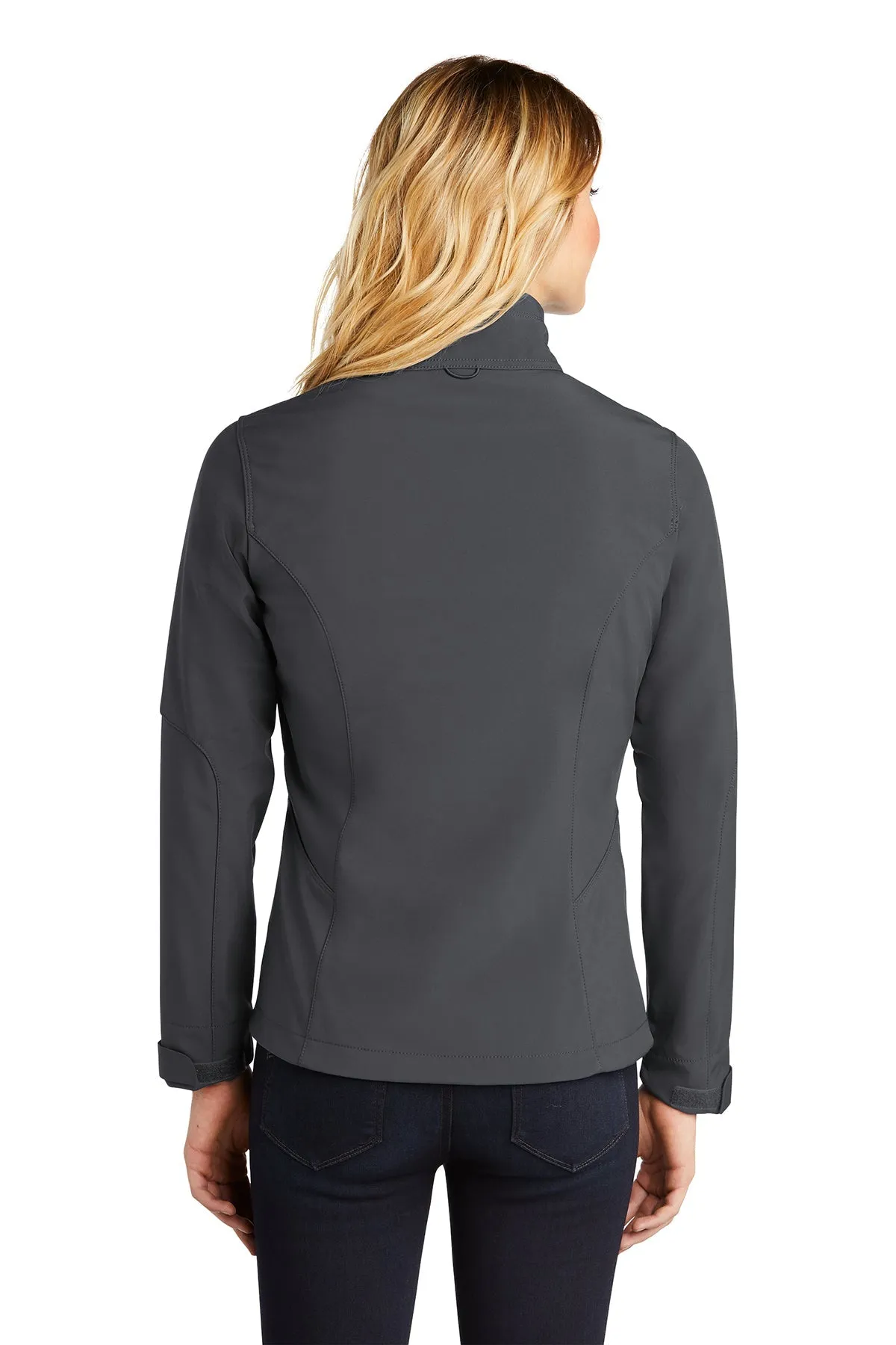 Eddie Bauer Ladies Custom Soft Shell Jackets, Grey Steel