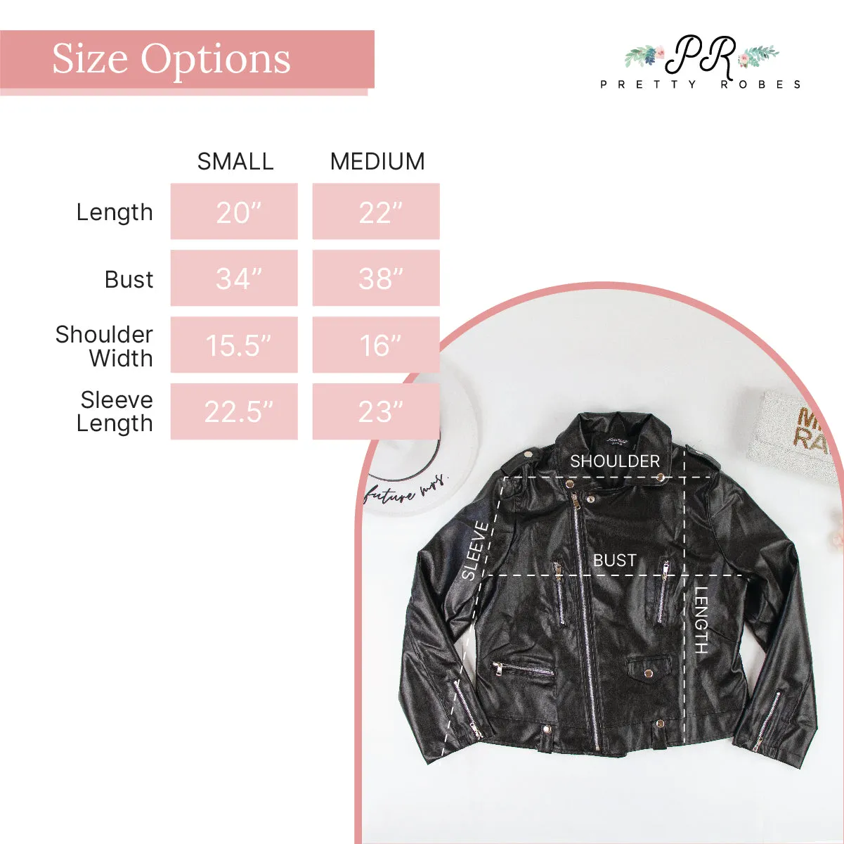 (Faux Leather) Custom Mrs Leather Jackets