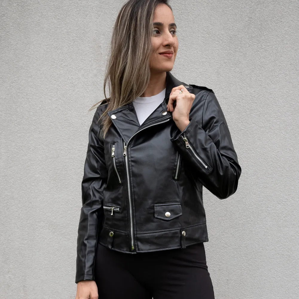 (Faux Leather) Custom Mrs Leather Jackets