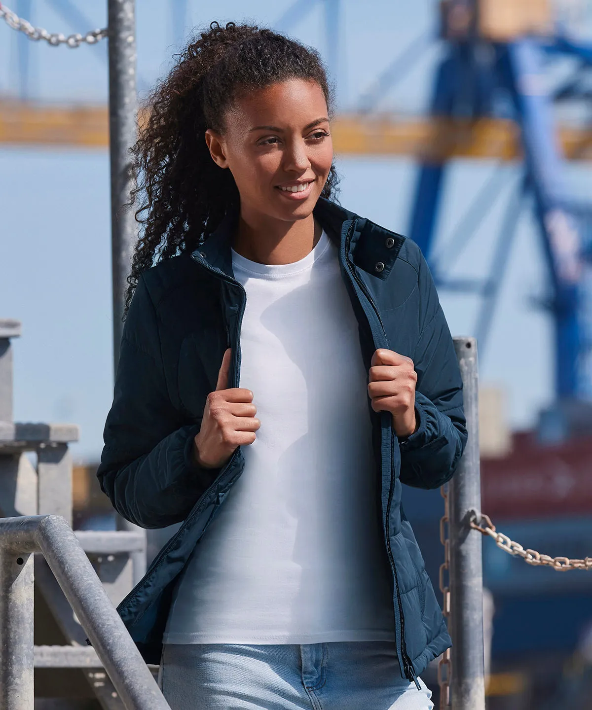 French Navy - Women's cross jacket