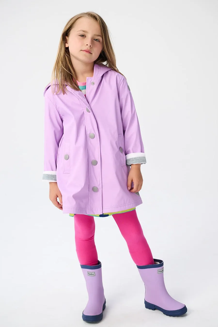 Girls Jacket Hatley Splash Lilac