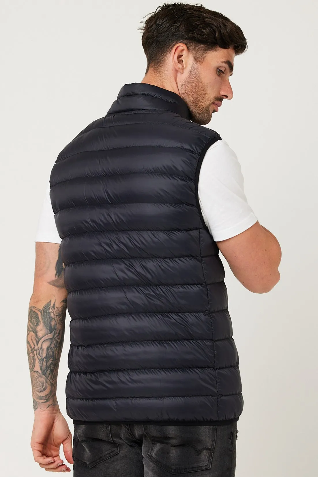 Greenfield Puffer Gilet - Black