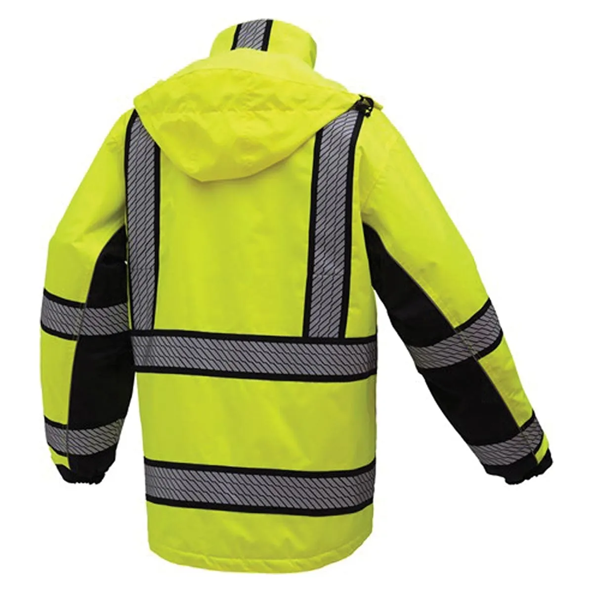 GSS Safety ANSI 3 ONYX 3-IN-1 Hi-Vis Performance Winter Parka Jacket