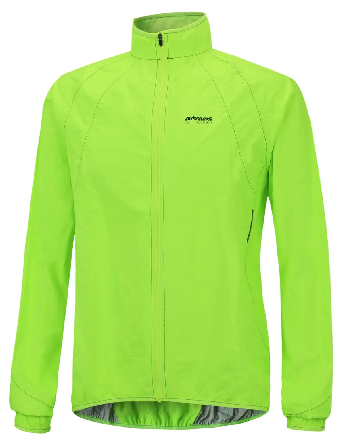 Herren Regenjacke - Fahrradjacke Comfort Line Neon