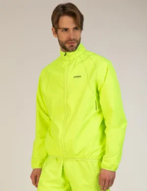 Herren Regenjacke - Fahrradjacke Comfort Line Neon