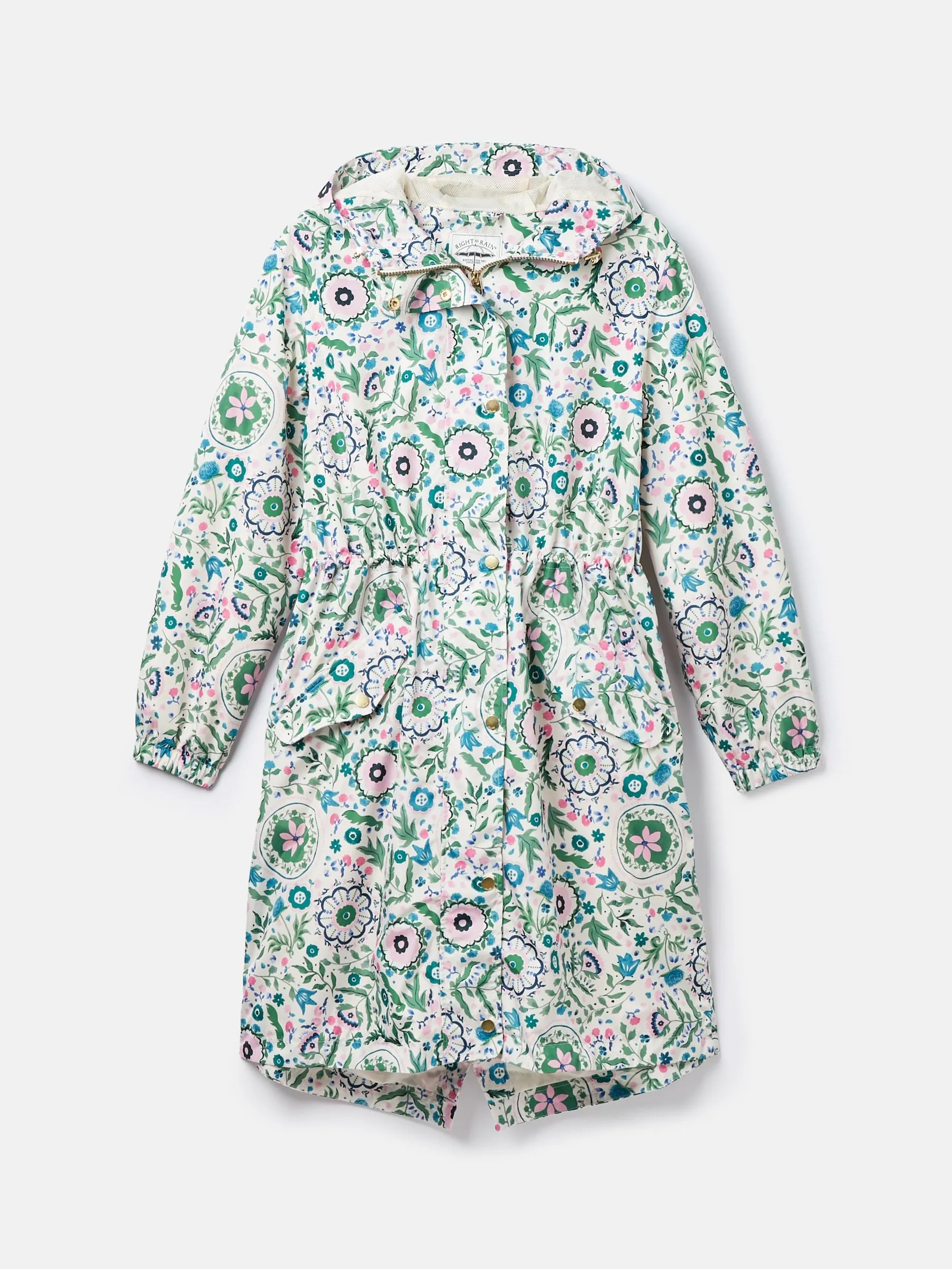 Joules Holkham Waterproof Printed Packable Raincoat