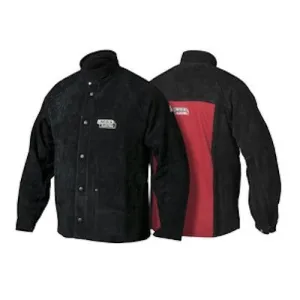 LINCOLN REDLINE LEATHER WELDING JACKET- HEAVY DUTY