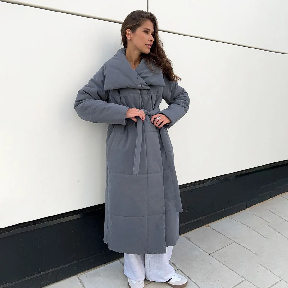 Loose Warm Long Cotton Coat Jacket