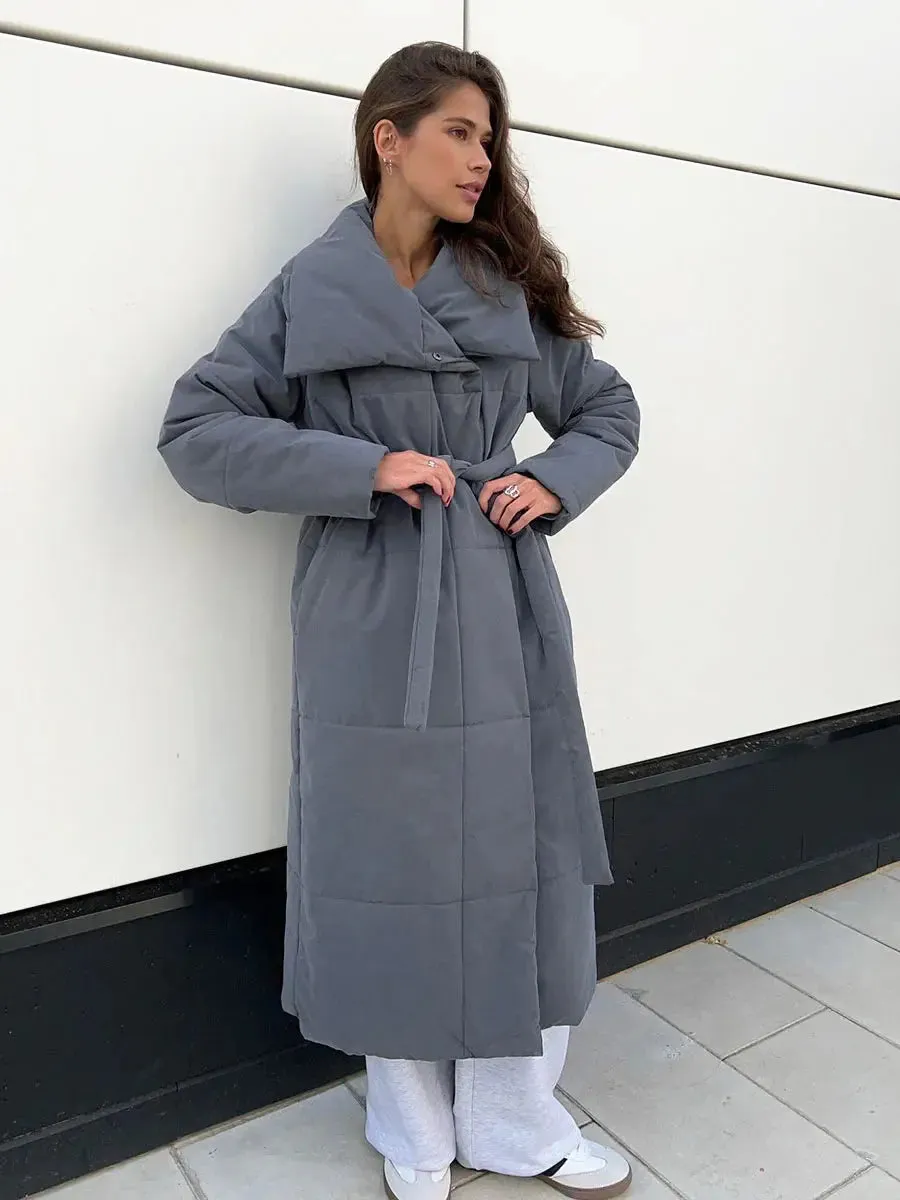 Loose Warm Long Cotton Coat Jacket