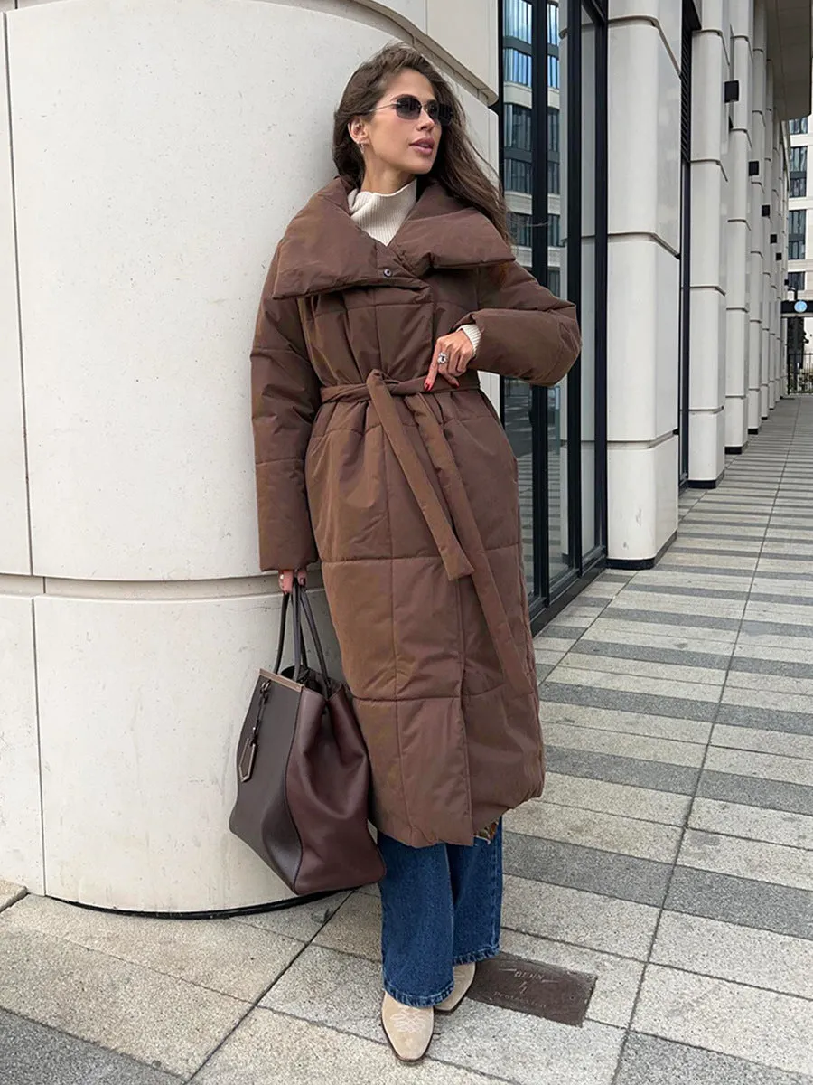 Loose Warm Long Cotton Coat Jacket