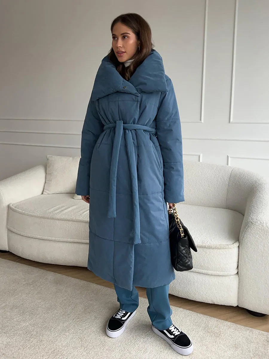 Loose Warm Long Cotton Coat Jacket