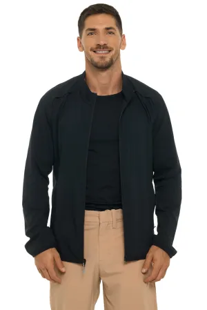 Men's Arcadian Packable Sunblock Jacket | Black