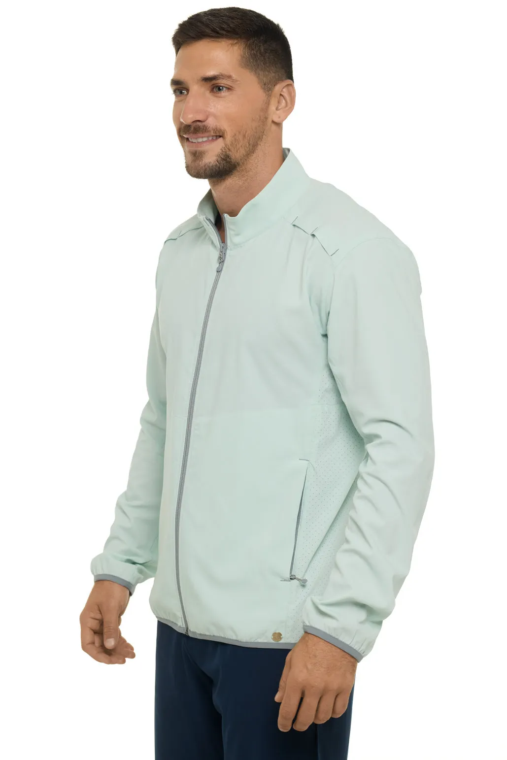 Men's Arcadian Packable Sunblock Jacket | Misty Aqua