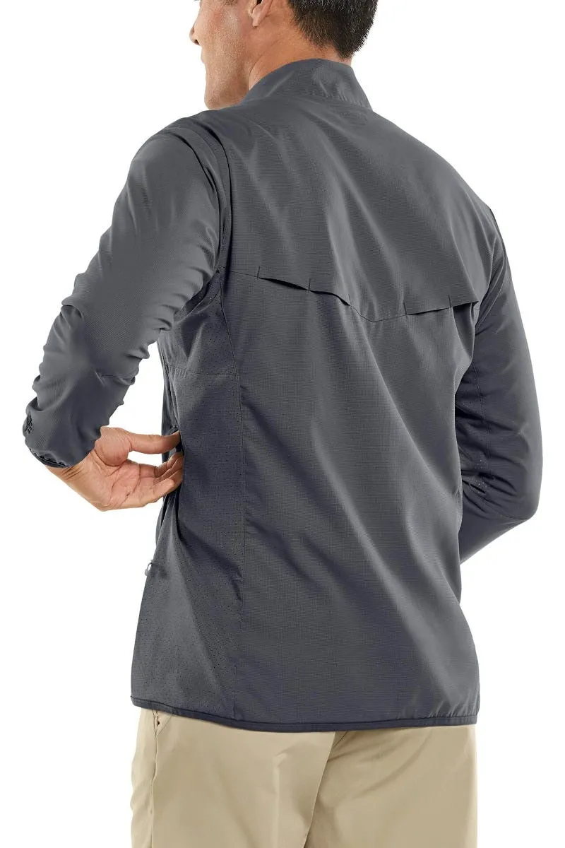 Men's Arcadian Packable Sunblock Jacket  |  Obsidian