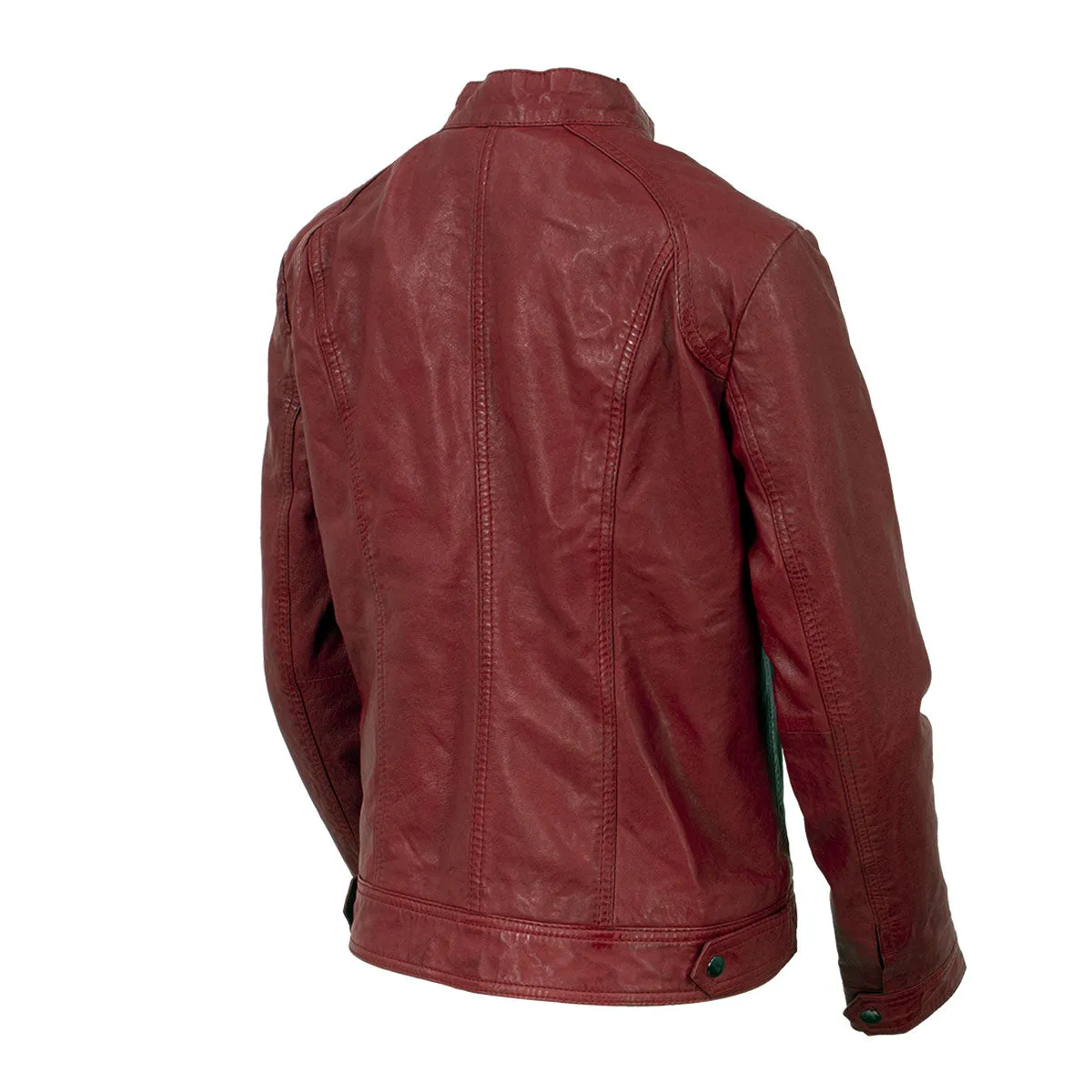 Milwaukee Leather Vintage SFL2811 Women's Red Zipper Front Motorcycle