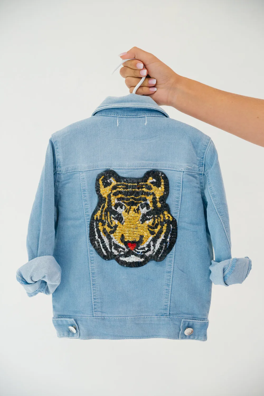 MINI KIDS IN THE JUNGLE BLUE DENIM JACKET