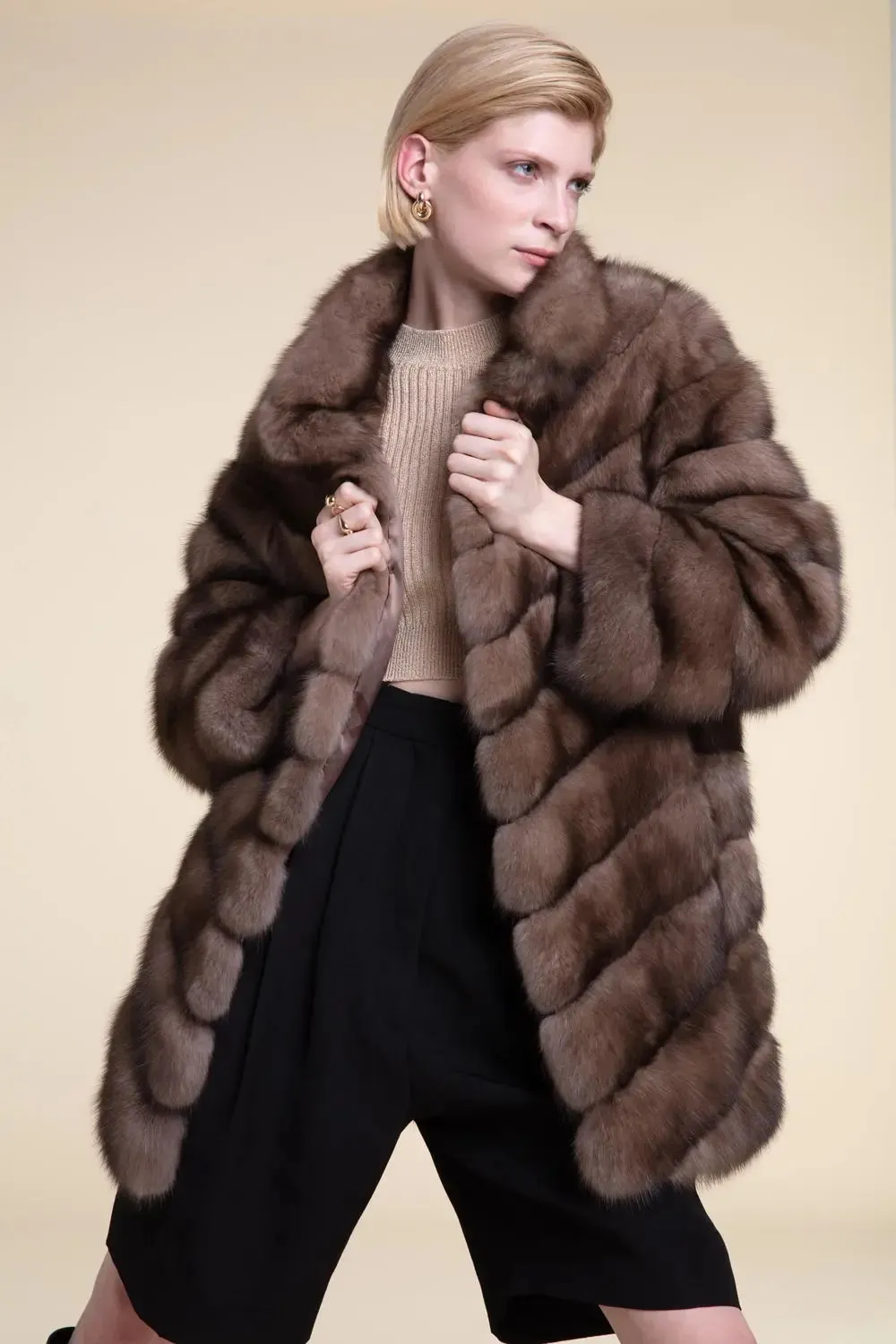 Real sable coat