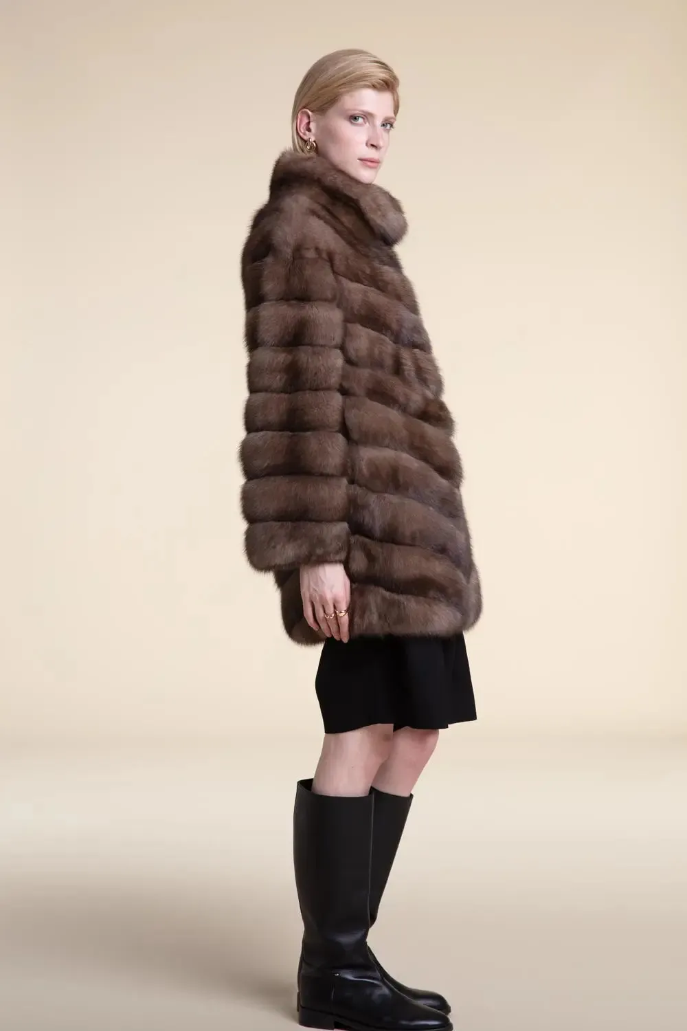 Real sable coat