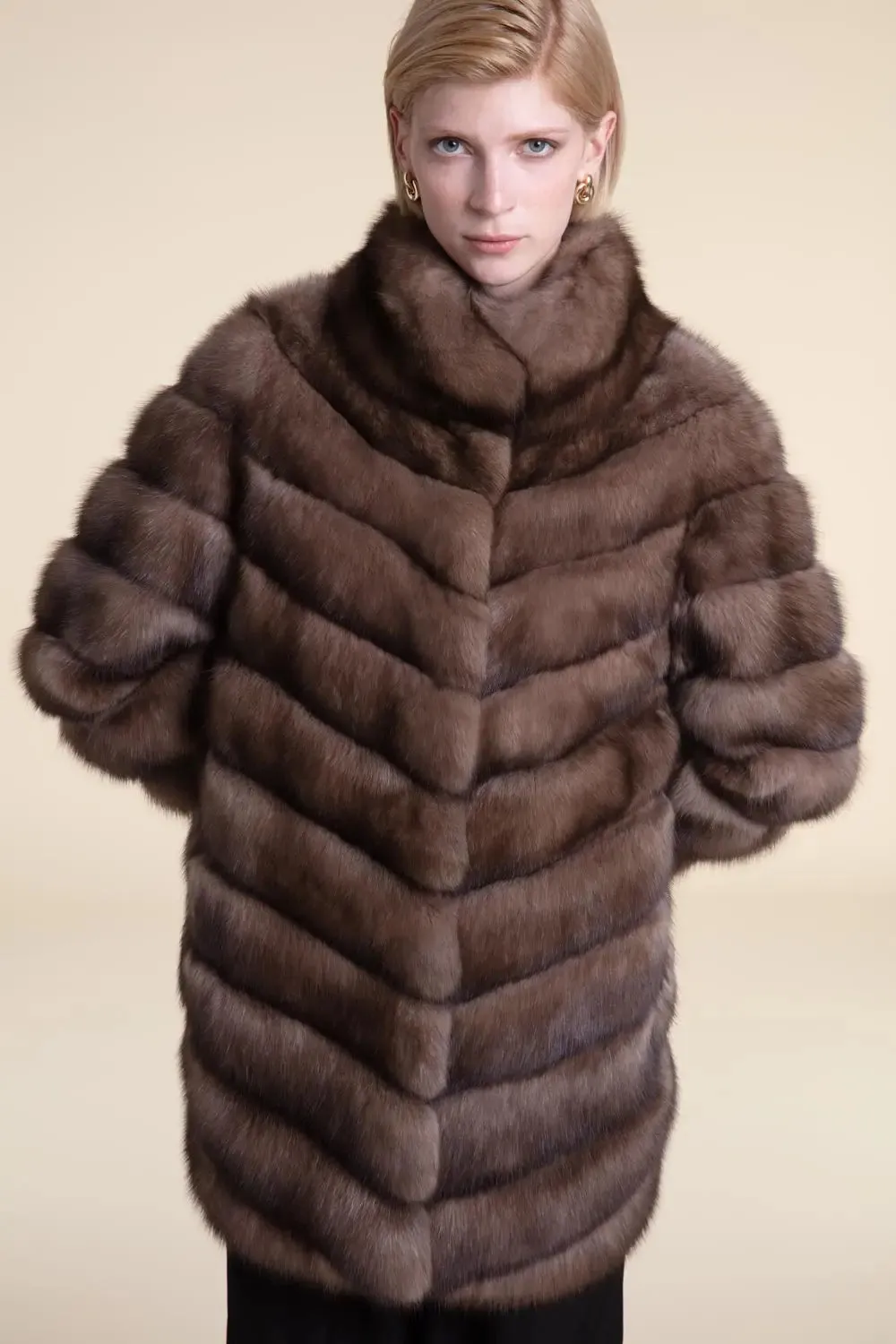 Real sable coat