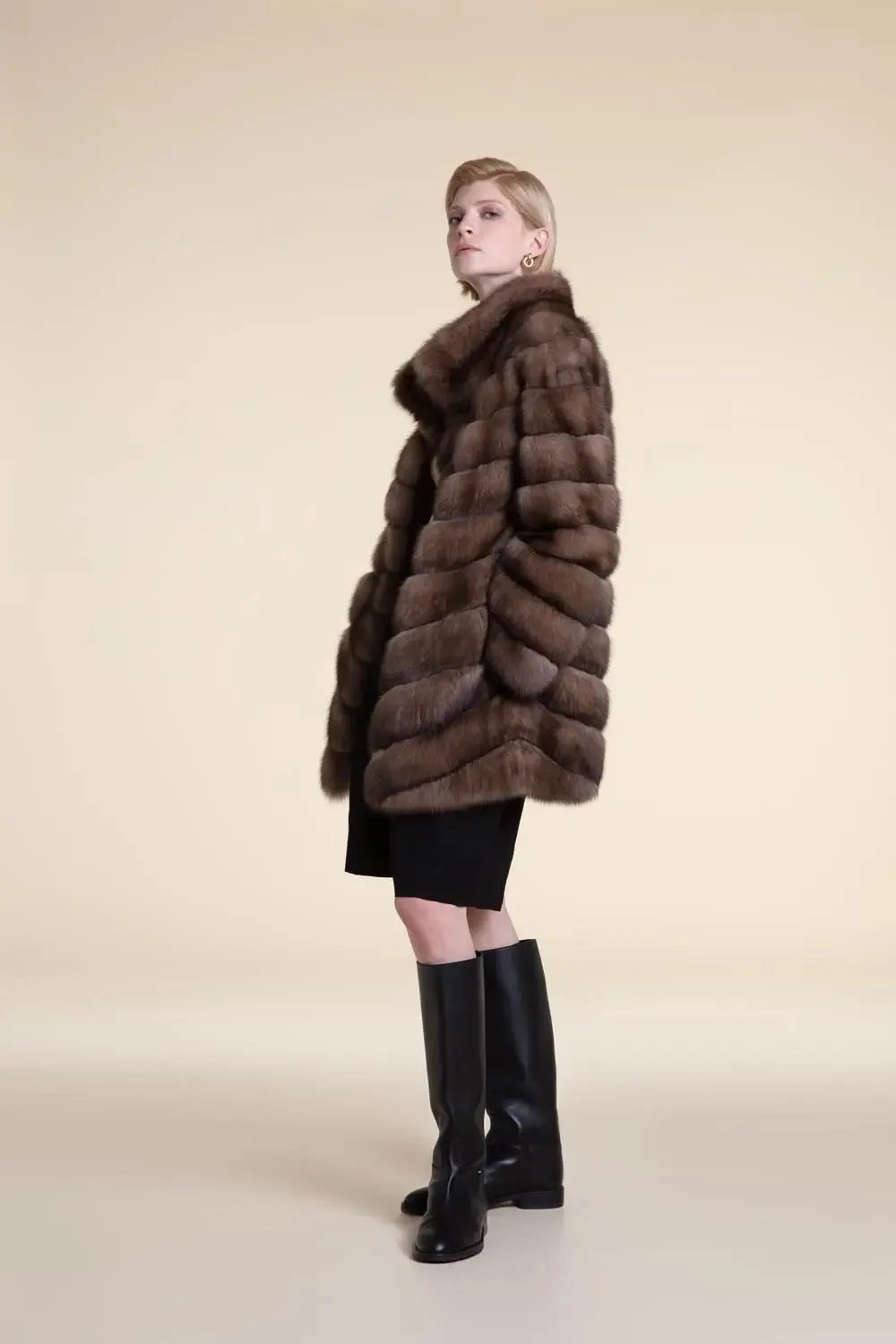 Real sable coat