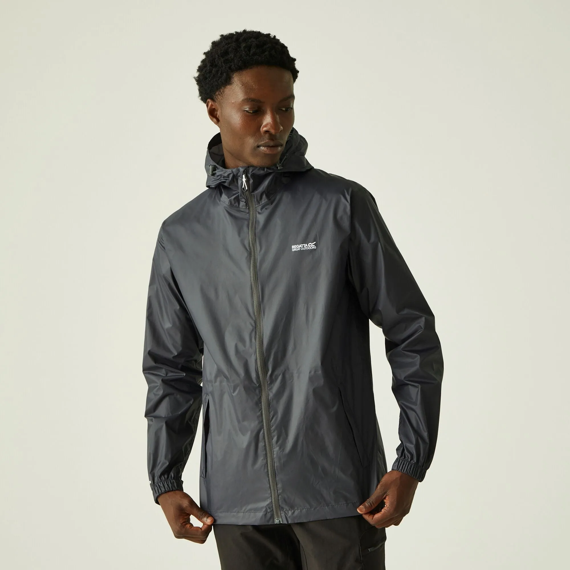 Regatta Mens Waterproof Pack It Jacket with Bag