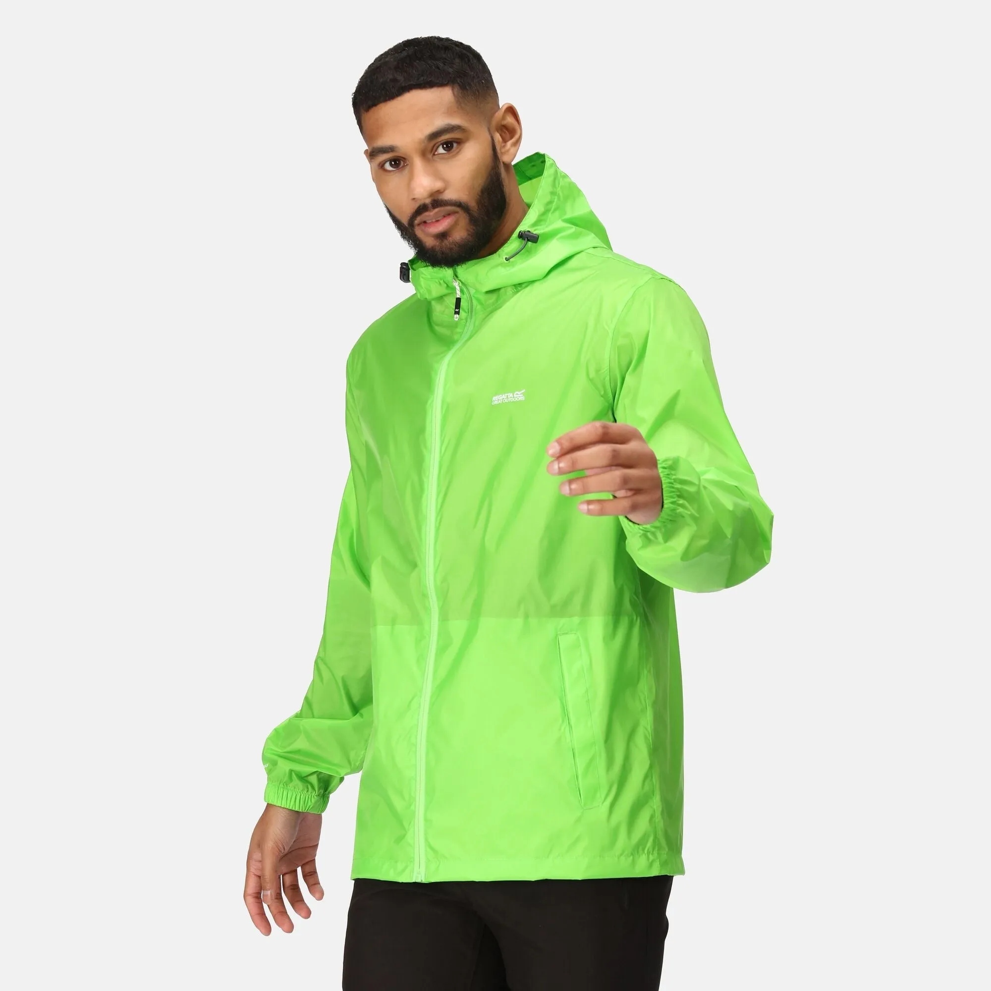 Regatta Mens Waterproof Pack It Jacket with Bag