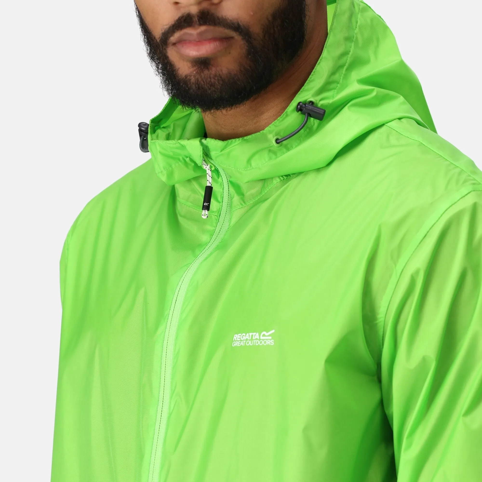 Regatta Mens Waterproof Pack It Jacket with Bag