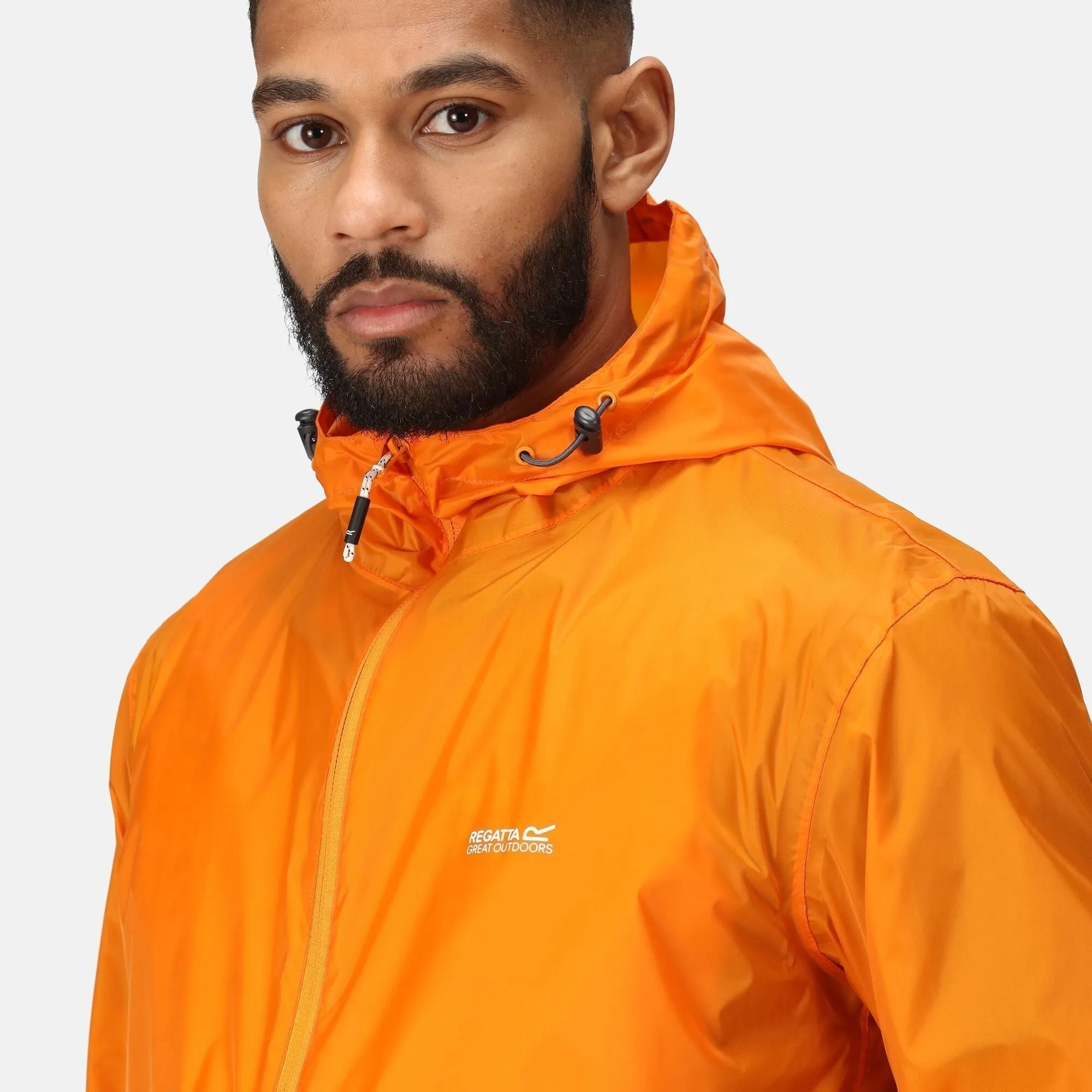 Regatta Mens Waterproof Pack It Jacket with Bag